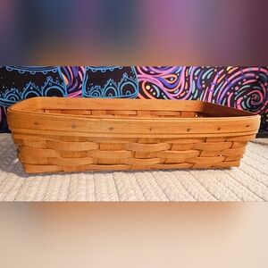 Longaberger Vintage 1993 Rectangle Bread Basket